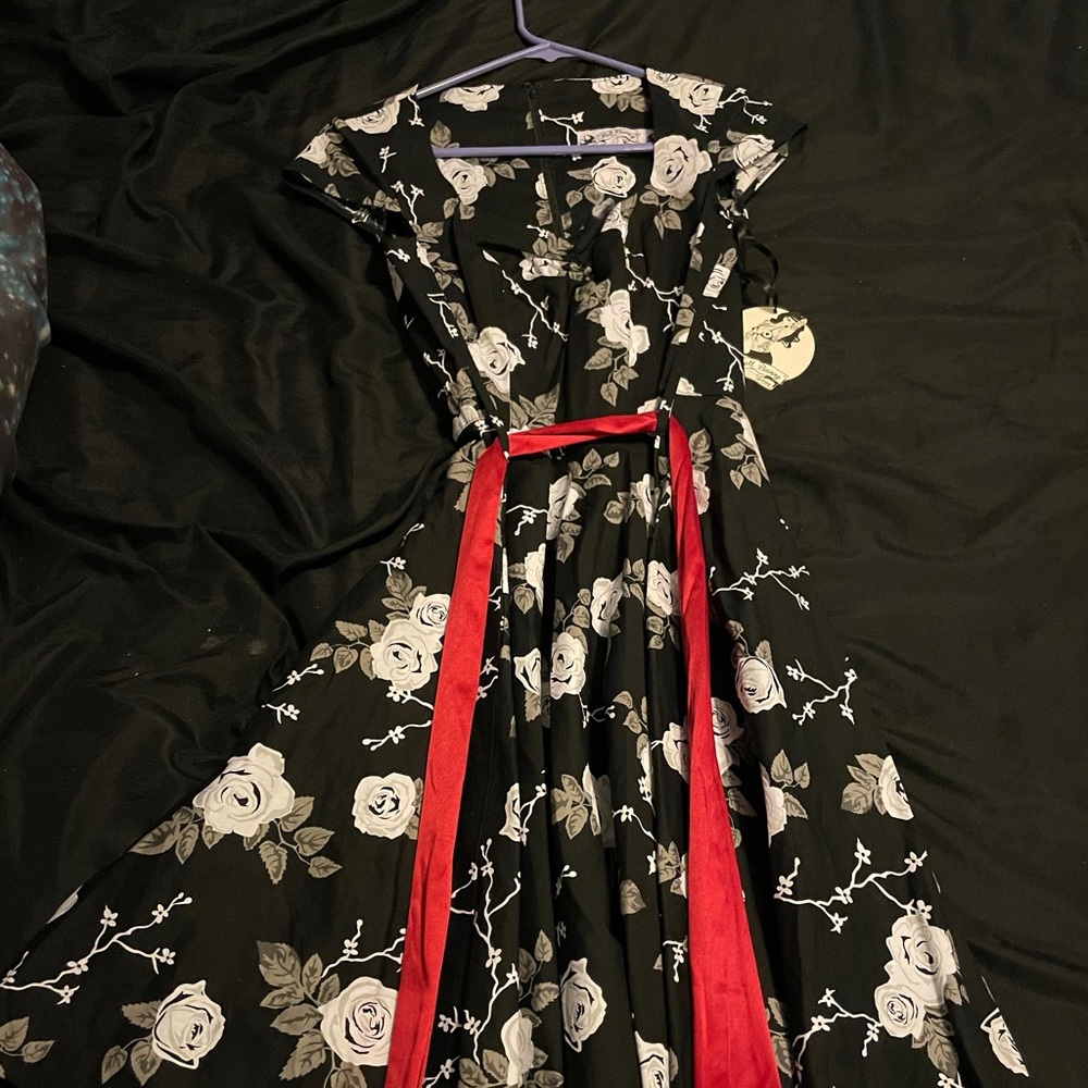 Hell Bunny Vixen Rose Dress